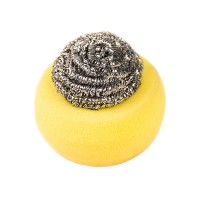 Manufacturers hot selling new products kitchen pot cleaning sponge stainless steel scourer ball